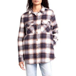 BeachLunchLounge Easton Plaid Shacket NWT